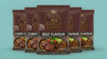 Gorilla Ramen Beef Flavour protein noodles 5-pack — 28g protein, plant-based