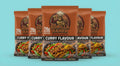 Gorilla Ramen Curry Flavour protein noodles 5-pack — 28g protein, plant-based